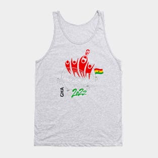 Ghana World Cup Soccer 2022 Tank Top